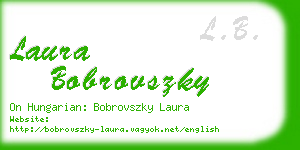 laura bobrovszky business card